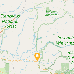 Rush Creek Lodge at Yosemite on the map